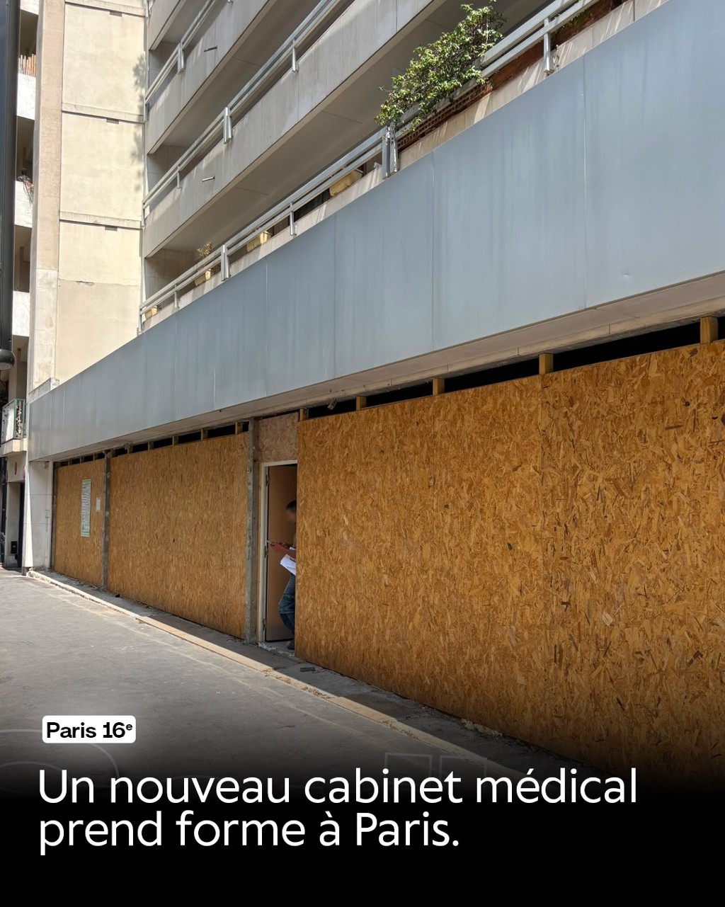 Nouveau cabinet médical accompagné par SERILEC à Paris 16e